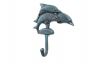 Seaworn Blue Cast Iron Decorative Dolphins Wall Hook 6 - 3