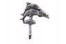 Rustic Silver Cast Iron Dolphins Wall Hook 6 - 1