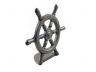 Cast Iron Ship Wheel Door Stopper 9 - 3