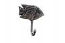 Rustic Silver Cast Iron Angel Fish Wall Hook 5 - 2