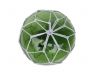 Tabletop LED Lighted Green Japanese Glass Ball Fishing Float with White Netting Decoration 10 - 4