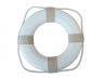 Classic White Decorative Lifering 15 with Tan Bands - 4