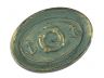 Antique Bronze Cast Iron Decorative Anchors And Lifering Bowl 8 - 3