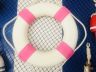 Classic White Decorative Lifering with Pink Bands 15 - 1