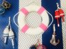 Classic White Decorative Lifering with Pink Bands 15 - 2
