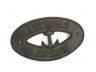 Cast Iron Anchors Aweigh with Anchor Sign 8 - 2