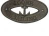 Cast Iron Gone Sailing with Anchor Sign 8 - 3