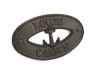 Cast Iron Loose Cannon with Anchor Sign 8 - 2
