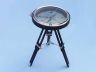 Decorative Chrome with Black Stand Compass Table 23 - 3