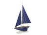 Wooden Deep Blue Sea Model Sailboat 17 - 5