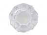 Clear Japanese Glass Fishing Float Bowl with Decorative White Fish Netting 10 - 3
