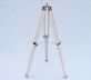 Floor Standing Chrome with White Leather Griffith Astro Telescope 50 - 7