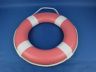 Pink Painted Decorative Lifering with White Bands 15 - 5