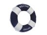 Blue Welcome Aboard Decorative Life Ring Pillow 14 - 5