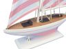 Wooden Pretty in Pink Model Sailboat 17 - 3