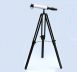Standing Oil-Rubbed Bronze with White Leather Harbor Master Telescope 30 - 9