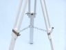 Standing Chrome with White Leather Harbor Master Telescope 30 - 8