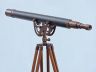 Floor Standing Antique Copper with Leather Anchormaster Telescope 50 - 2