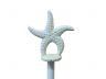 Antique White Cast Iron Starfish Extra Toilet Paper Stand 15 - 2