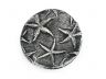 Antique Silver Cast Iron Starfish Decorative Plate 6.5 - 1