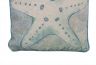 Blue and White Starfish Decorative Throw Pillow 10 - 2
