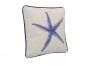 Blue and White Starfish Decorative Throw Pillow 10 - 4