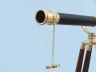 Floor Standing Brass-Leather Galileo Telescope 65 - 3