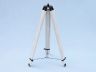 Admirals Floor Standing Oil Rubbed Bronze with White Leather Telescope 60 - 10