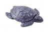Rustic Dark Blue Cast Iron Decorative Turtle Paperweight 4 - 2