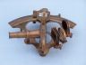 Captains Antique Brass Sextant 8 with Rosewood Box - 6