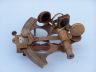 Captains Antique Brass Sextant 8 with Rosewood Box - 4
