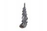 Rustic Silver Cast Iron Decorative Feather Hook 6 - 5