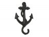 Rustic Black Cast Iron Anchor Hook 5 - 3