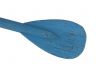 Wooden Rustic Light Blue Decorative Rowing Boat Paddle With Hooks 24 - 1