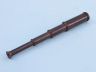 Deluxe Class Bronze Captains Spyglass Telescope With Rosewood Box 15 - 7