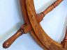 Deluxe Class Wood and Brass Decorative Ship Wheel 48 - 3