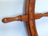 Deluxe Class Wood and Brass Decorative Ship Wheel 60 - 7