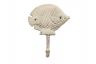 Whitewashed Cast Iron Butterfly Fish Wall Hook 6 - 1