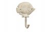 Whitewashed Cast Iron Butterfly Fish Wall Hook 6 - 2