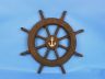 Flying Dutchman Ghost Pirate Decorative Ship Wheel With Anchor 18 - 5