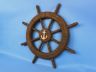 Flying Dutchman Ghost Pirate Decorative Ship Wheel With Anchor 18 - 3