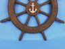 Flying Dutchman Ghost Pirate Decorative Ship Wheel With Anchor 18 - 1