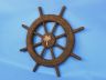 Flying Dutchman Ghost Pirate Decorative Ship Wheel With Palm Tree 18 - 4