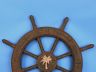 Flying Dutchman Ghost Pirate Decorative Ship Wheel With Palm Tree 18 - 3