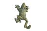 Antique Seaworn Bronze Cast Iron Frog Hook 6 - 3