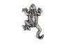 Rustic Silver Cast Iron Frog Hook 6 - 1