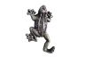 Rustic Silver Cast Iron Frog Hook 6 - 3