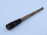 Deluxe Class Admiral Antique Brass Leather Spyglass Telescope 27 w- Rosewood Box - 4