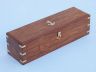 Deluxe Class Hampton Collection Solid Brass with Leather Spyglass with Rosewood Box 36 - 9