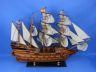 Wooden Spanish Galleon Tall Model Ship Limited 34 - 3